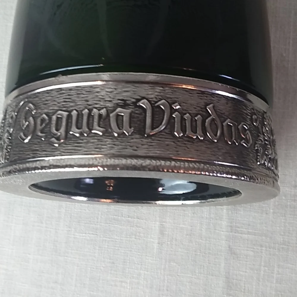 Vintage Green Glass Wine Bottle